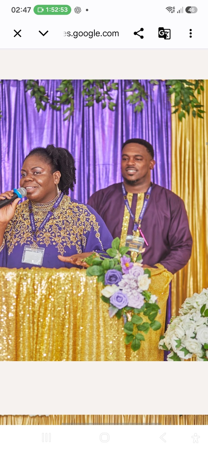 Founder Pastor Nicola Maxwell-Johnson with her husband, Bishop Michael Johnson